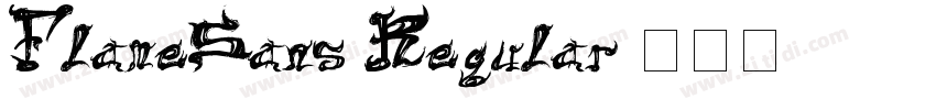 FlameSans Regular字体转换
